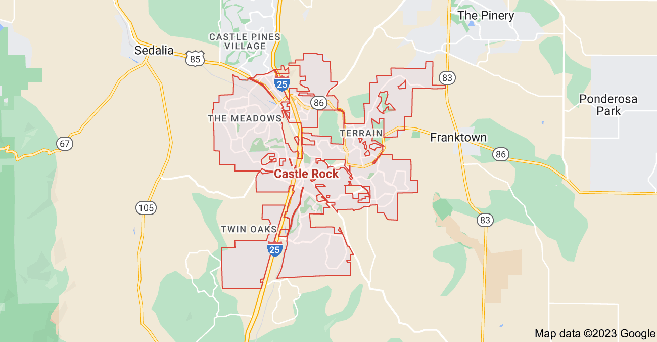 Mapa De Castle Rock Colorado Driving Directions To T J Maxx Castle Rock Map 