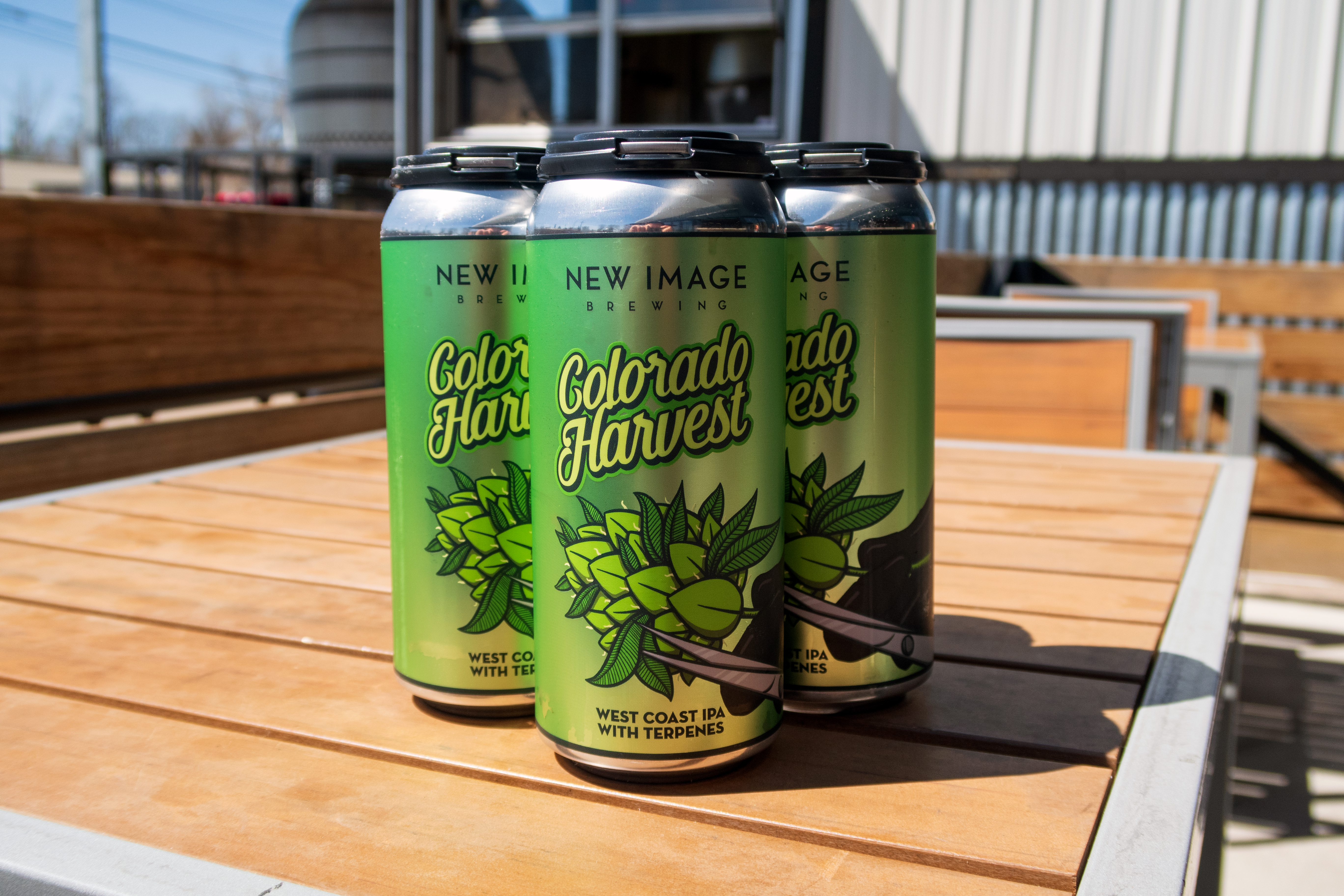 Colorado Harvest from New Image Brewing Co. is a West Coast-style IPA made with dank hops and terpenes, offering the same aromatic punch as opening a jar of weed. (Provided by Chris Sammons/New Image Brewing Co.)