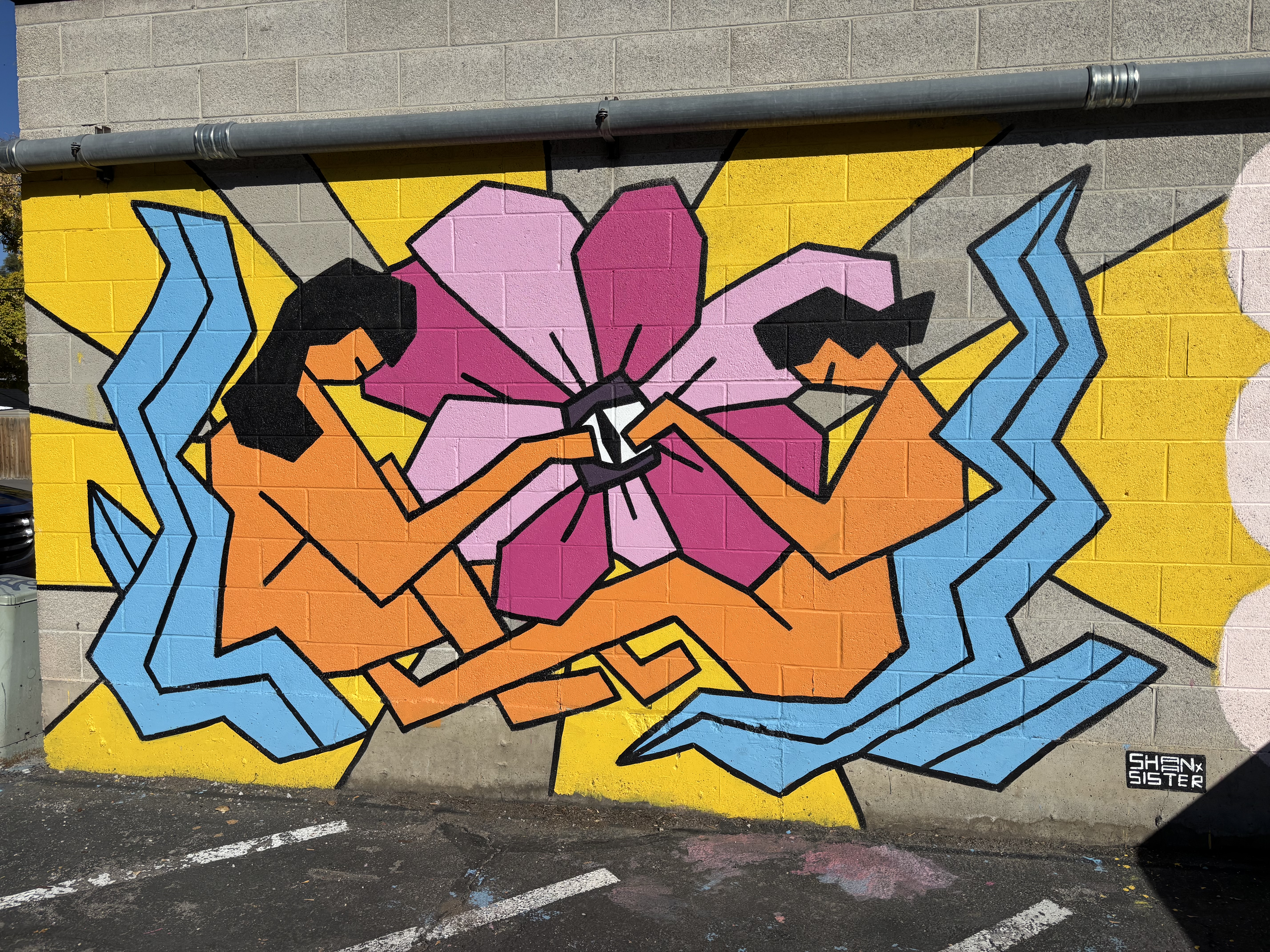 Murals about and by women adorn some of the brick walls in Salt Lake City's Maven District. (Mindy Sink, Special to The Denver Post)
