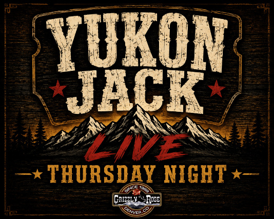 A promotional image for a Thursday, Sept. 3, concert at The Grizzly Rose in Denver features an artist named Yukon Jack -- a past Garth Brooks alias. (The Grizzly Rose)