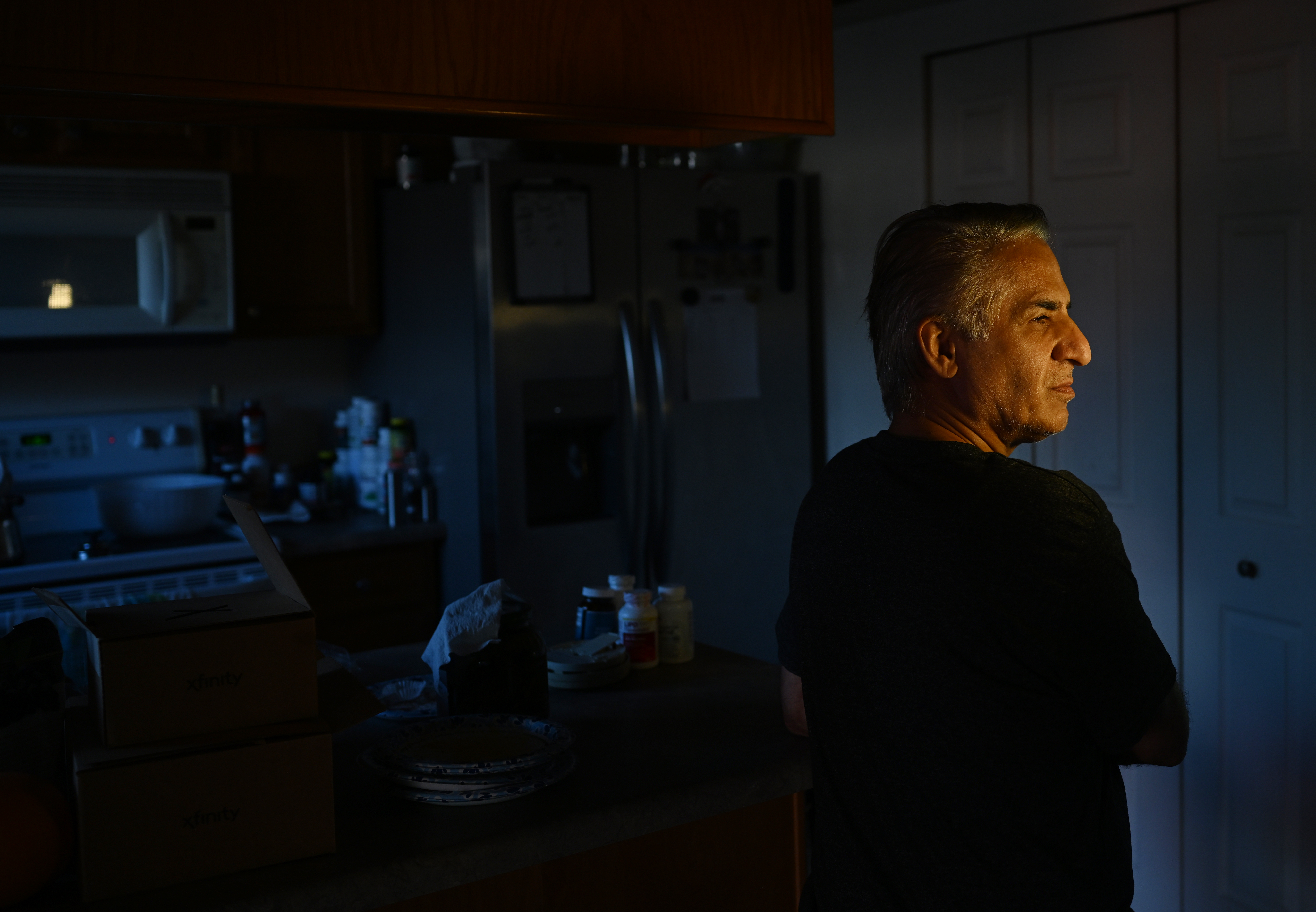 Hossein Batooie at his Denver townhome on Monday, Sept. 21, 2026, in Aurora. (Photo by RJ Sangosti/The Denver Post)