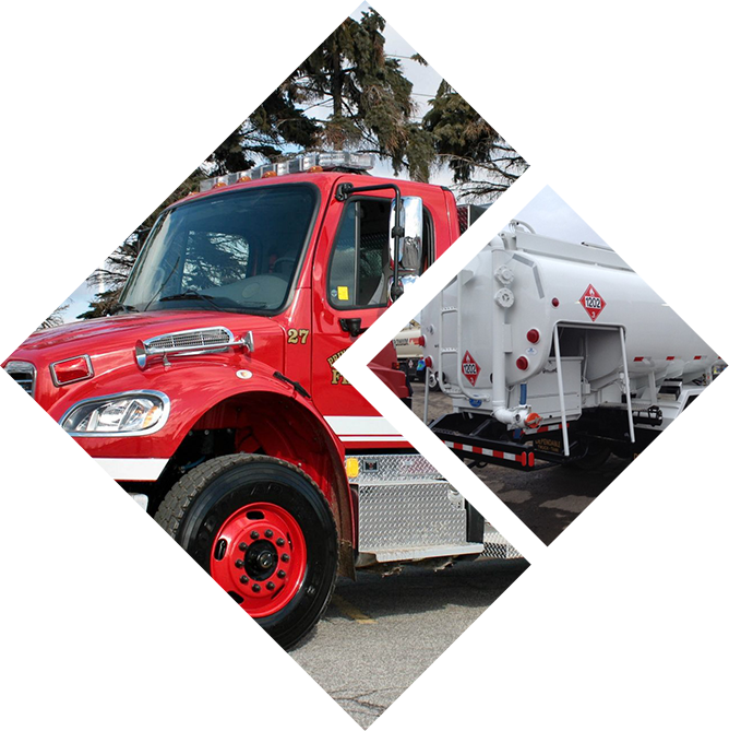 Dependable truck-tank & emergency vehicles