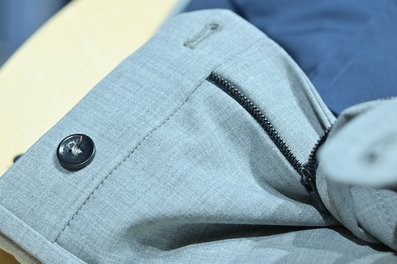 INCOTEX(インコテックス) 35型 秋冬ウール ネイビー　44サイズ myu-clothing_61573