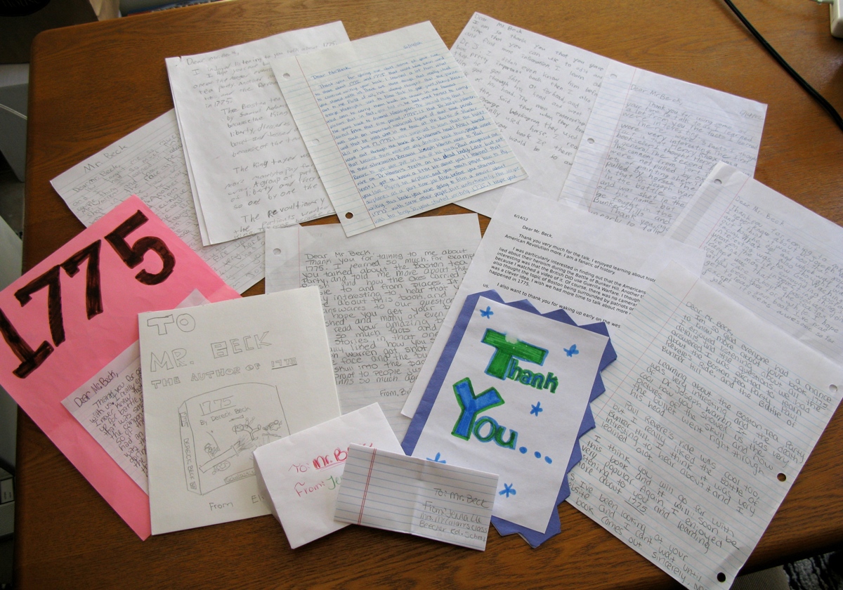 5th Grader Fan Mail