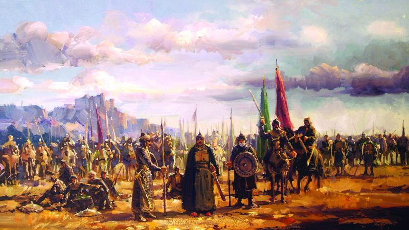 The History Of Ottoman Empire Seremonial March Of The Sultan On The Day Of The Bairam Engraving Of 19th Century Stock Photo Alamy