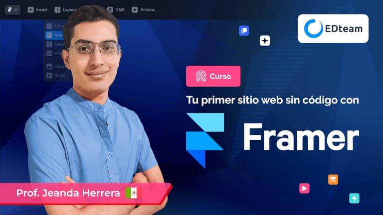 Tu primer sitio web sin código con Framer