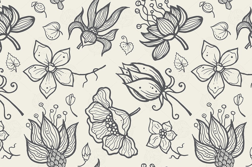 Hand drawn flowers free pack. Over 30 Excellent Floral And Flower Background Textures 2021