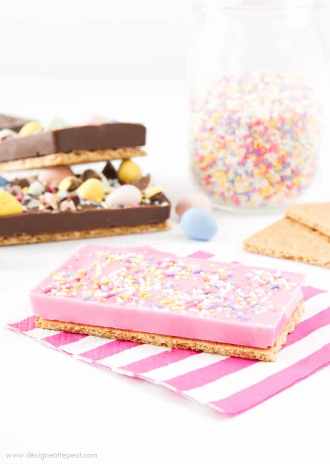 Homemade Chocolate Easter Candy Bars