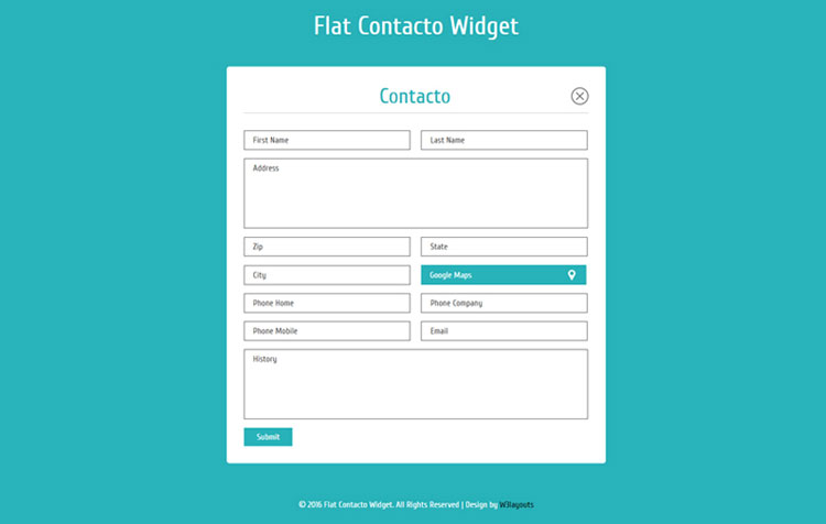 24 Html Css Contact Form Templates Free Download Designerslib Com