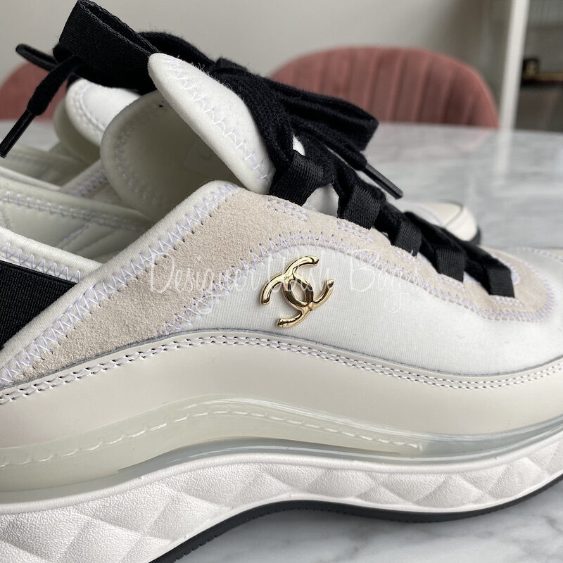 Chanel white sneakers