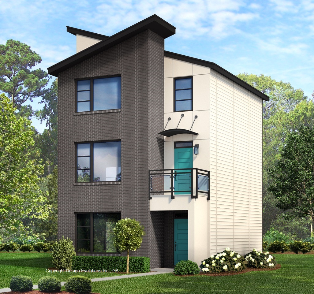 Shed roof contemporary house plan