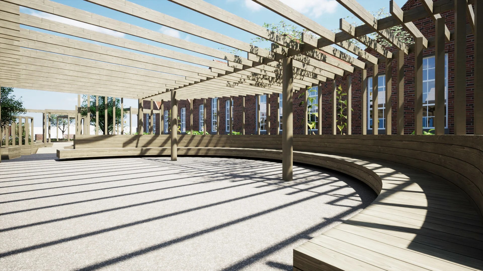 Visualisation of West Bridgford school playground project