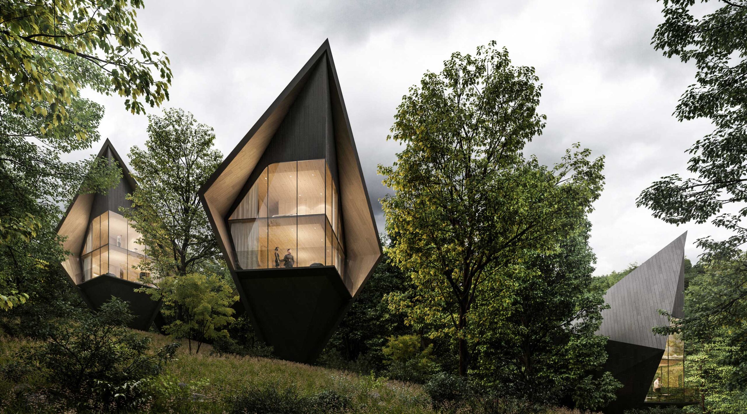 Exterior-Tree House by Peter Pichler Architecture