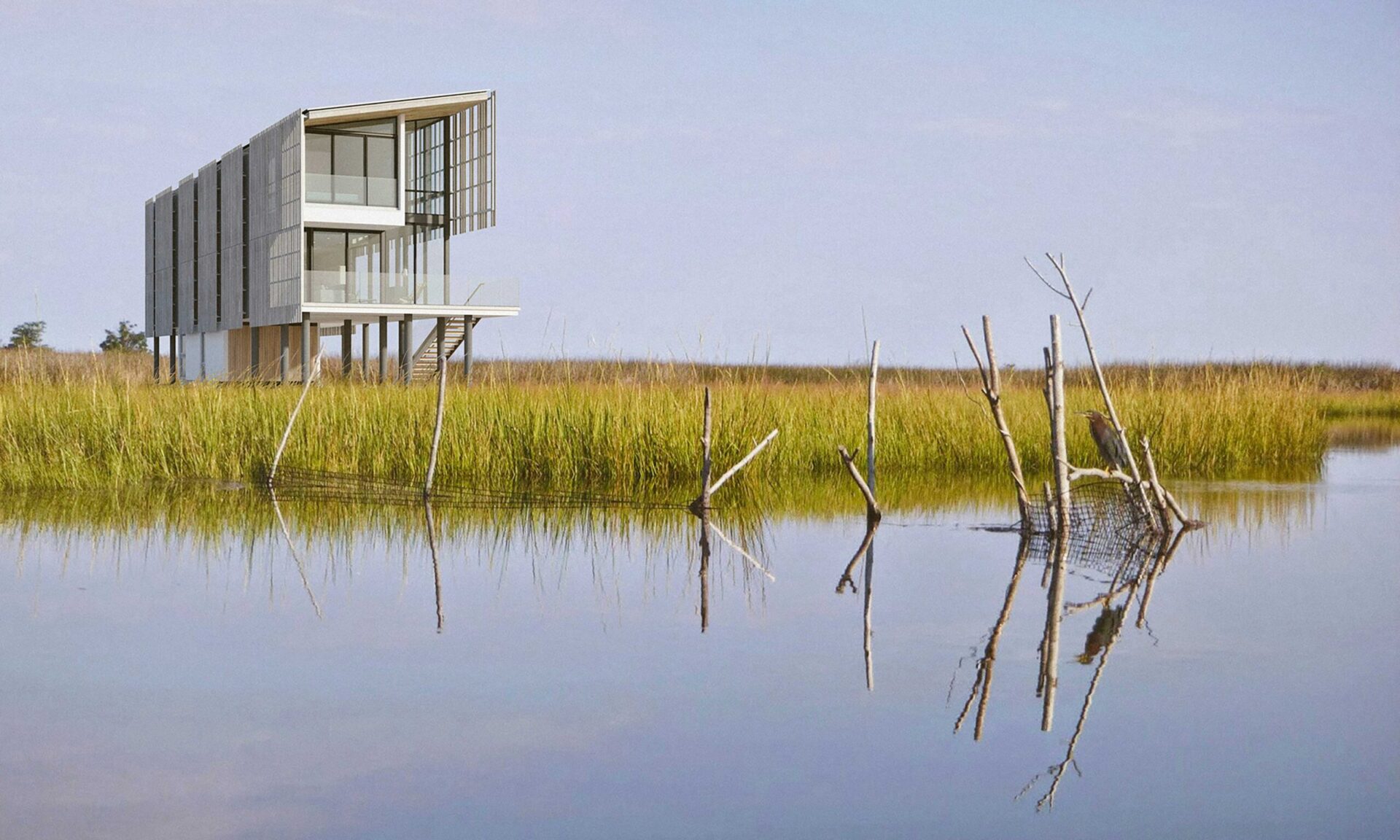 The Salt Box Residence-Design and Image © Parnagian Architects LLC (via v2com)