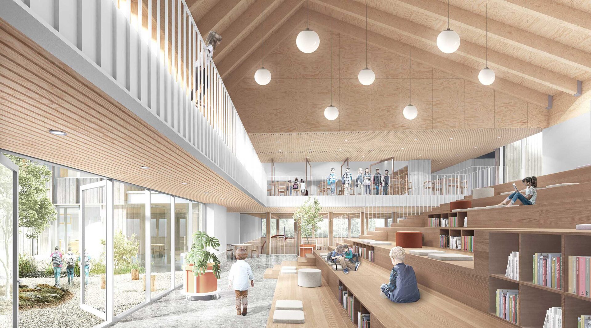 Marguerite d'Youville School- Design and Image © APPAREIL Architecture, Étienne Bernier Architecture, BGLA Architecture