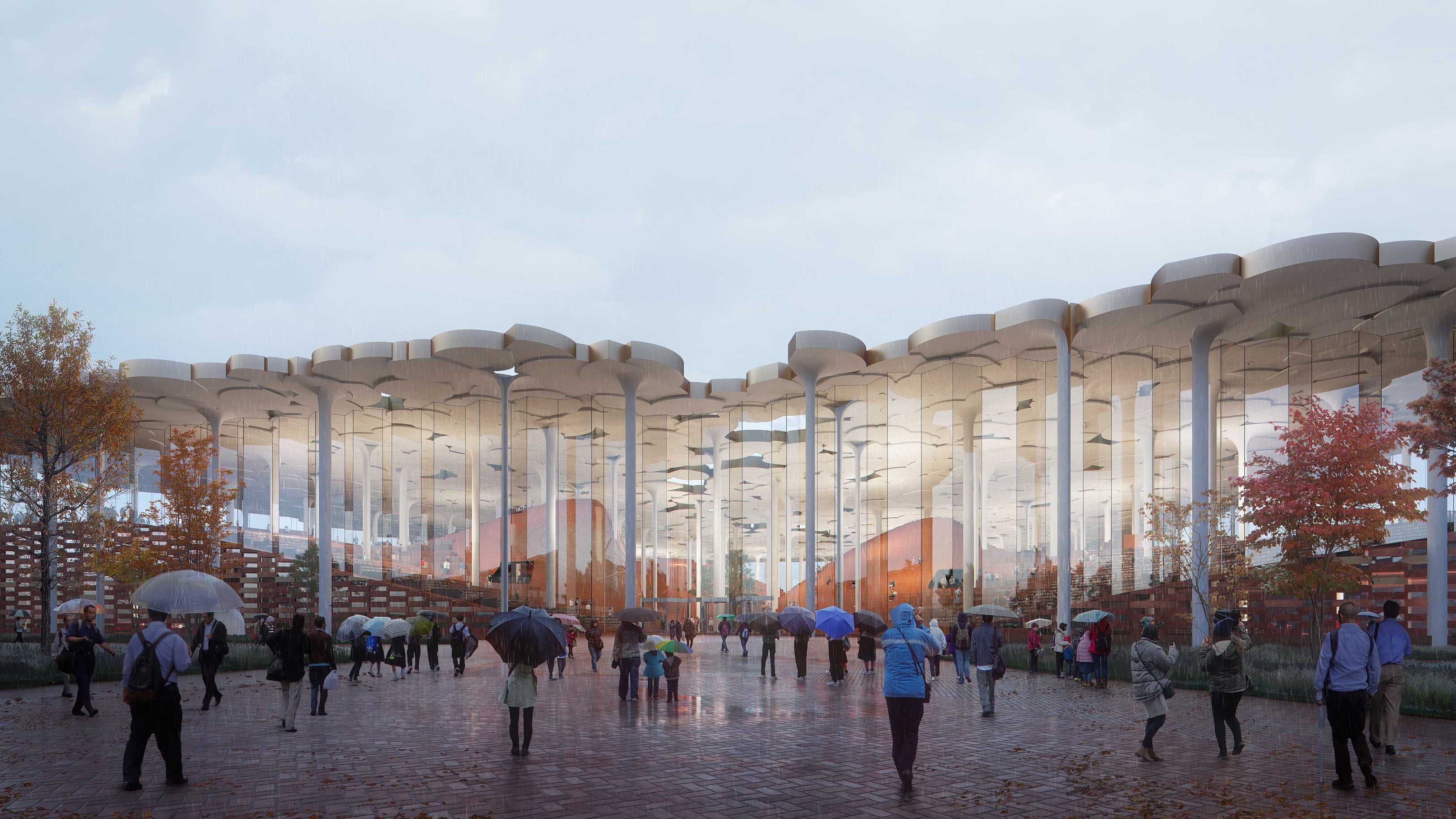Beijing Sub-Center Library - Snøhetta | Image © Plomp