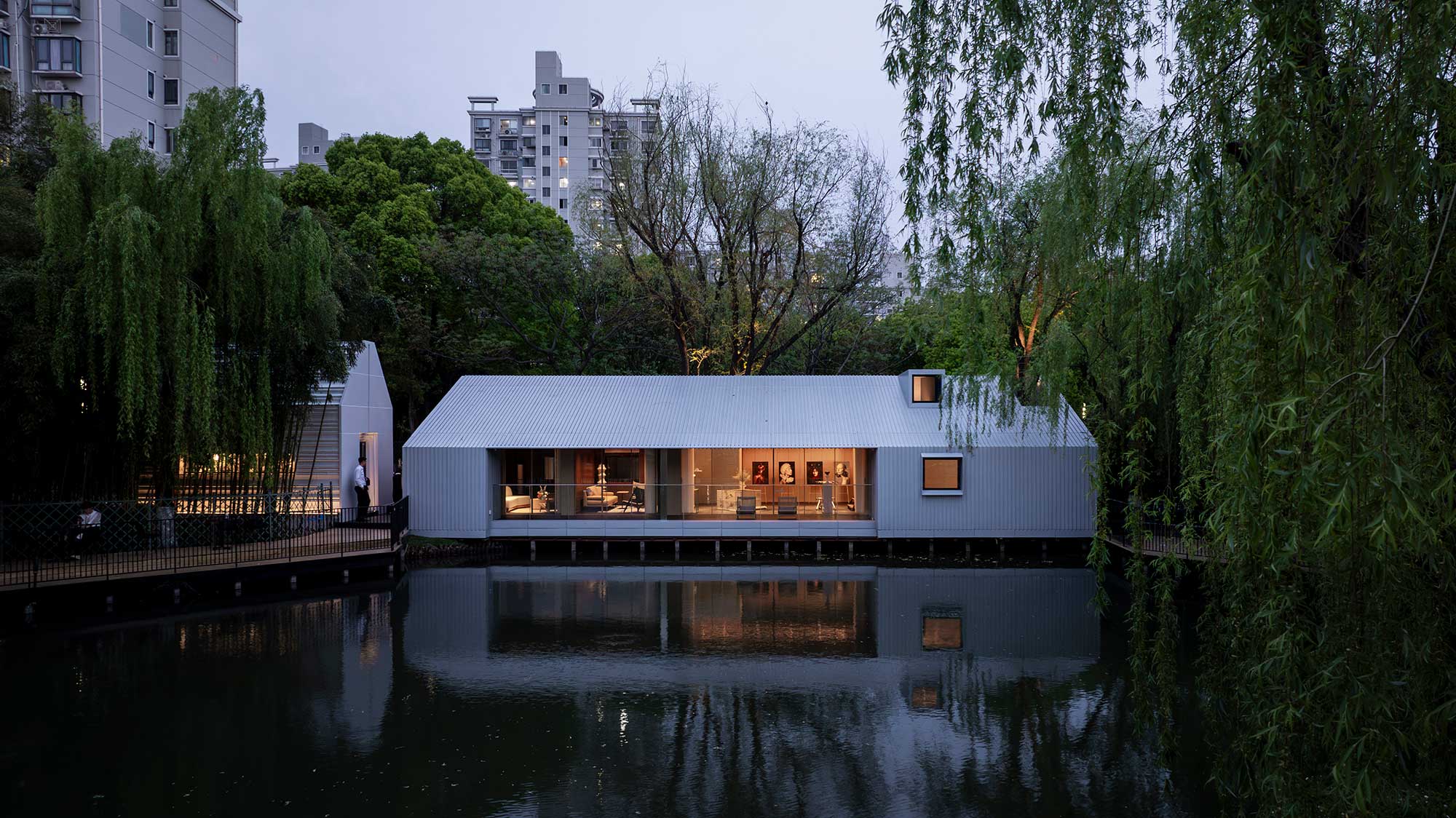 The Lake House – Life Experience Pavilion - Wutopia Lab | Image © Guowei Liu
