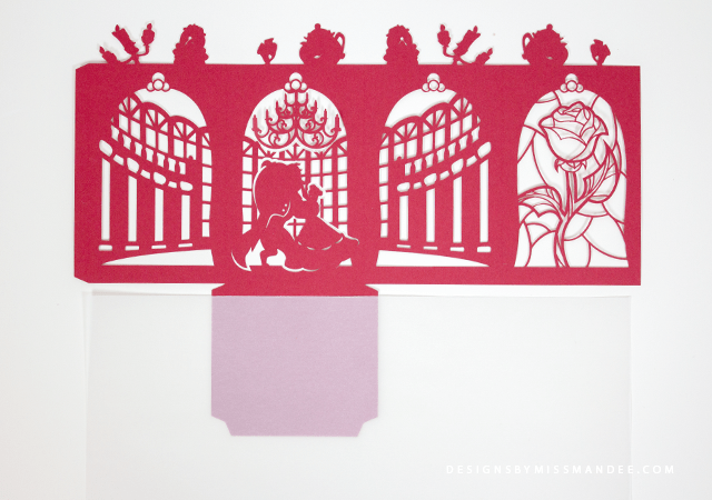 Beauty and the Beast Paper Lantern