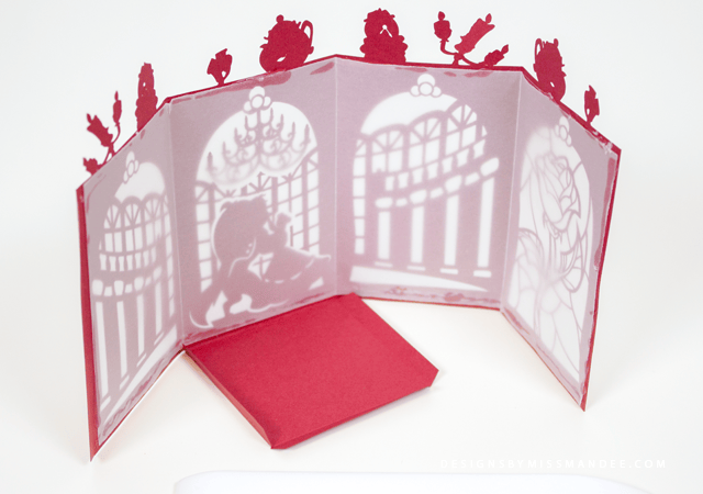 Beauty and the Beast Paper Lantern
