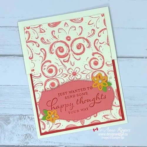How to Add Colour to Embossing Folders JOTips Video Design With Jo