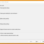 Check the box labeled Create standard settings