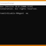 Disable Memory Compression