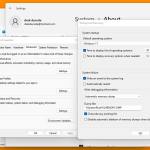 disable automatic reboot when system failure