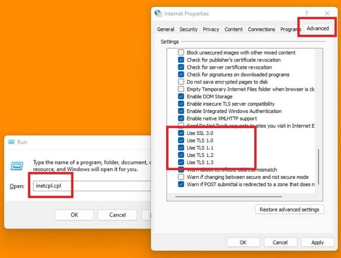Update SSL Configuration