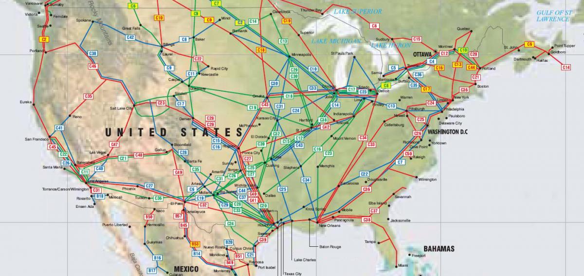 Pipelines 101 An To North American Oil Gas Pipeline United States Pipelines Map 