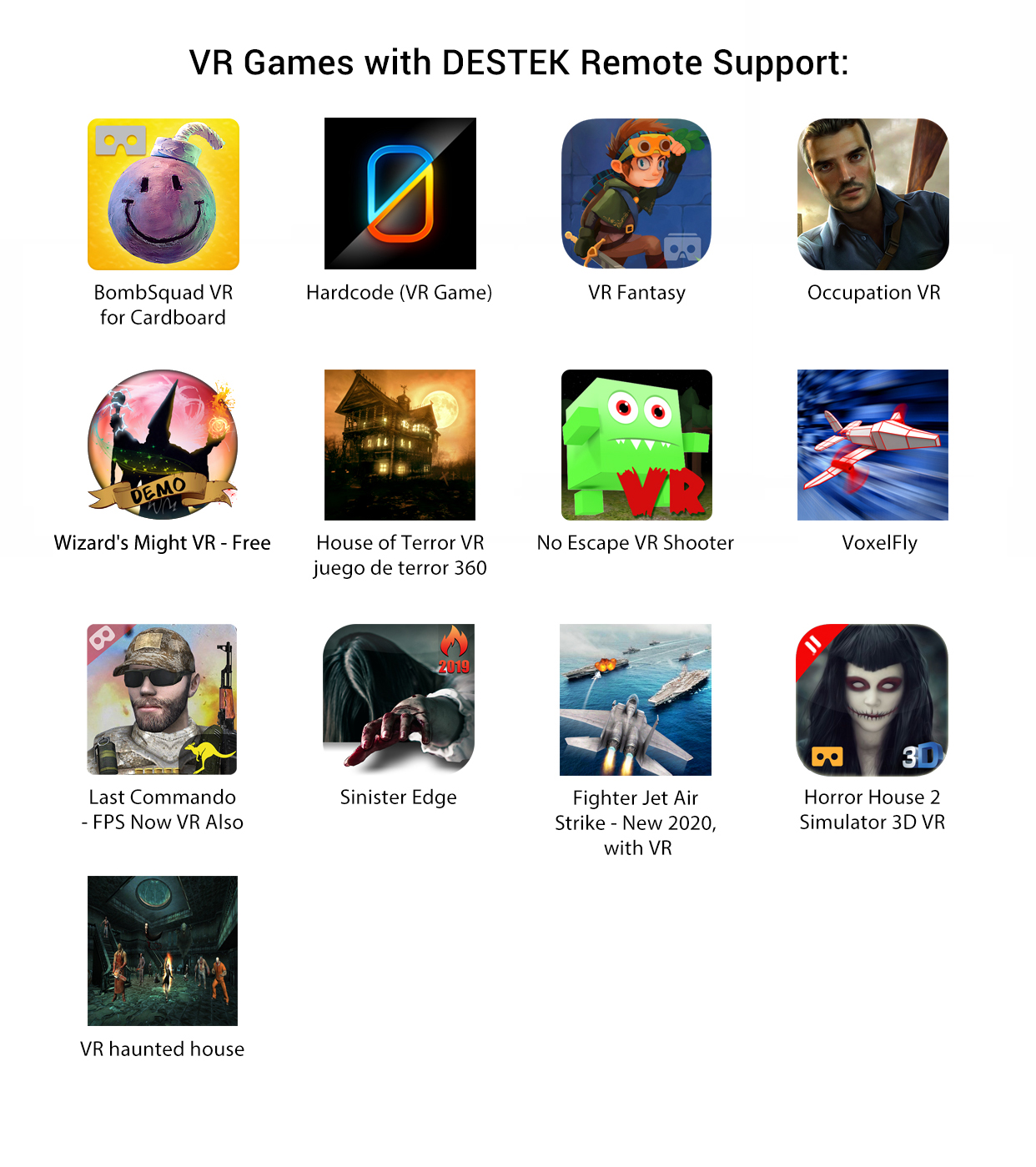 Recommended vr apps