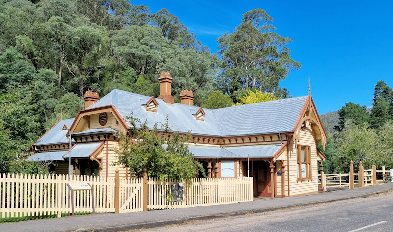 The Old Post and Telegraph Office Walhalla Gold Mining Town Victoria