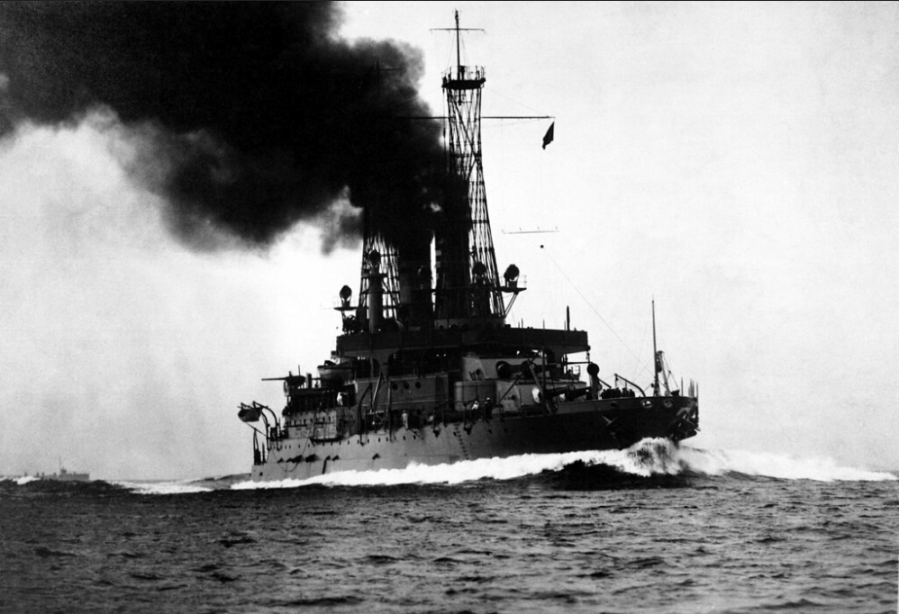 USS Michigan BB-27 in 1919