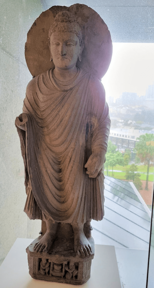 Standing Buddha from the Ancient Gandhara (50 to 400 AD) Pakistan or Afghanistan Art Gallery of New South Wales August 2025