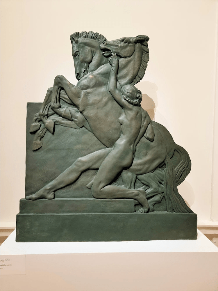 Woman with Horses 1936 by Jean Broome-Norton Art Gallery of New South Wales August 2025