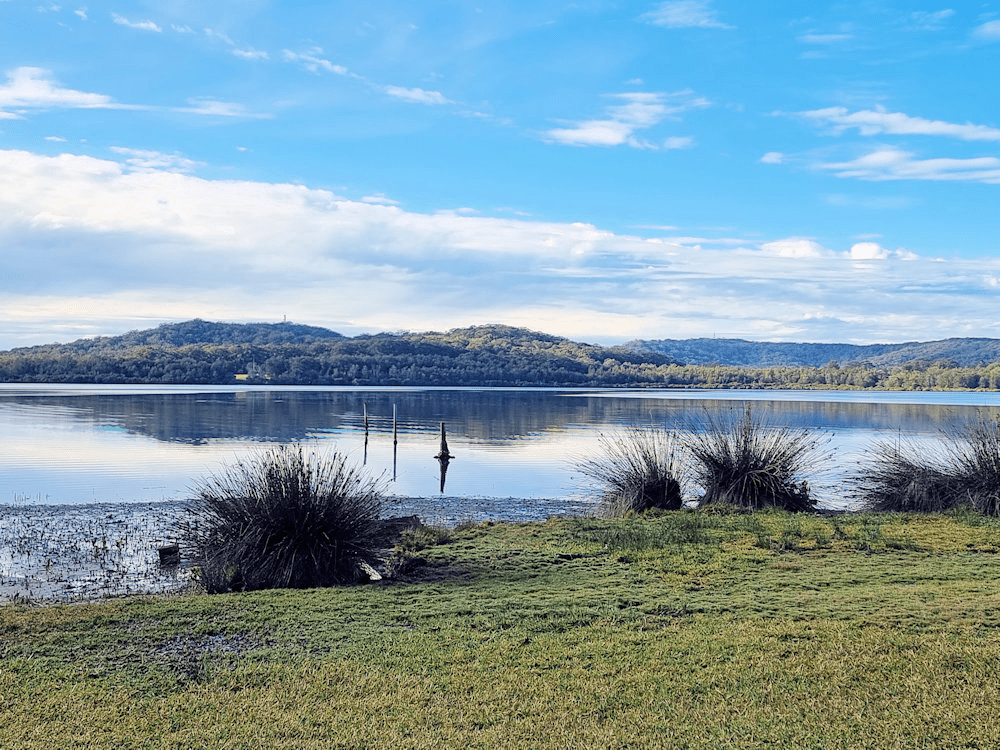 View over the broadwater Kincumber to Davistown Foreshore Walk