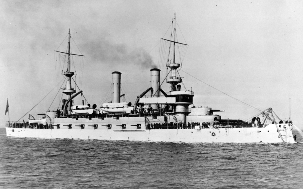 USS Kentucky BB-6 during the early 1900s