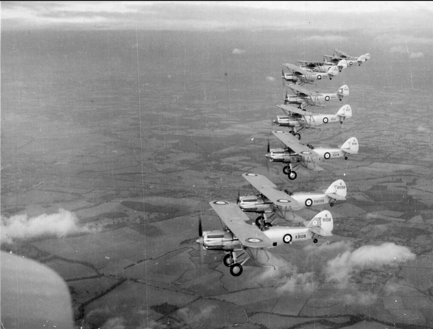 Hawker Hectors of No. 4 Squadron RAF
