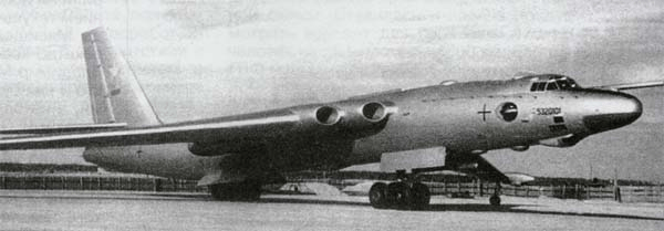 The first prototype of the Myasishchev 3M aircraft