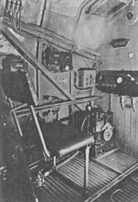 Bolkhovitinov DB-A flight engineer's left seat