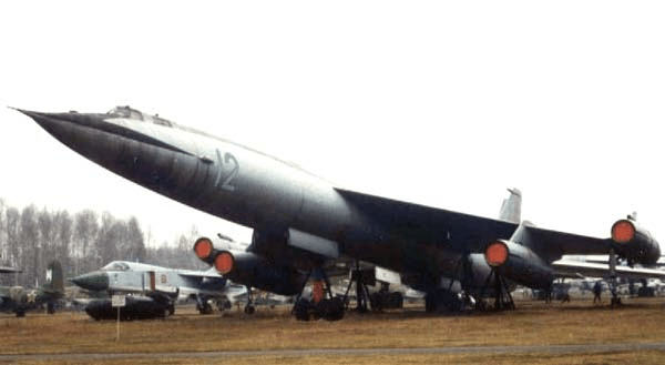 The Myasishchev M-50 on display at the Monino Museum outside Moscow. via creative commons