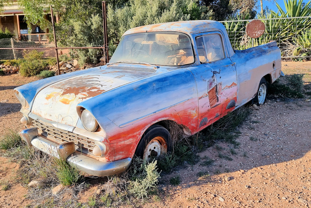 Wrecked car