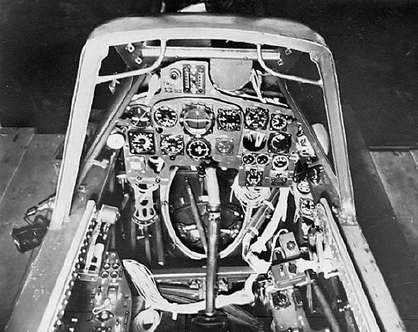 Blohm & Voss Bv 155 V-1 cockpit