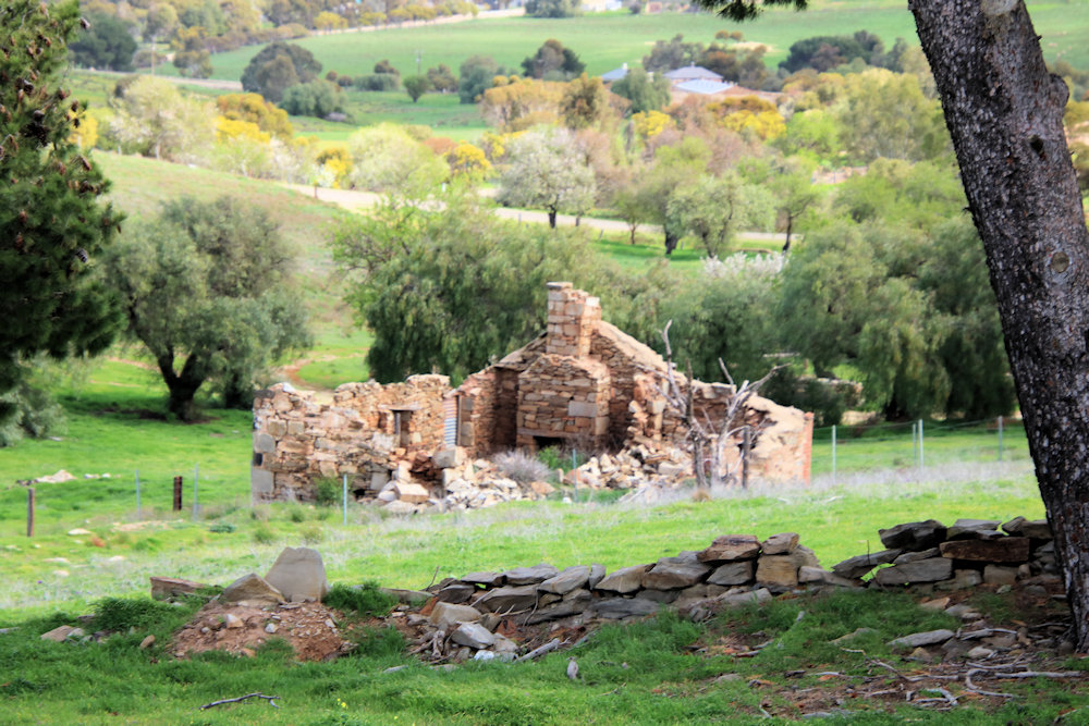 Stone house ruins Hampton Village