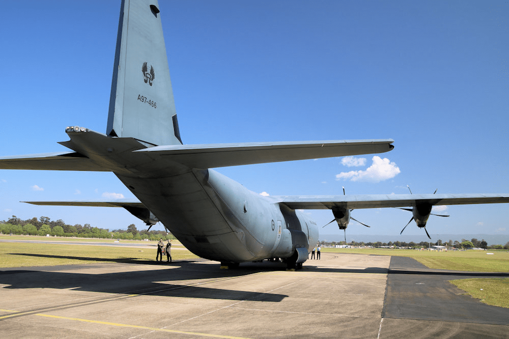 Lockheed C-130J-30 Super Hercules A97-466 RAAF Richmond Airshow 2025