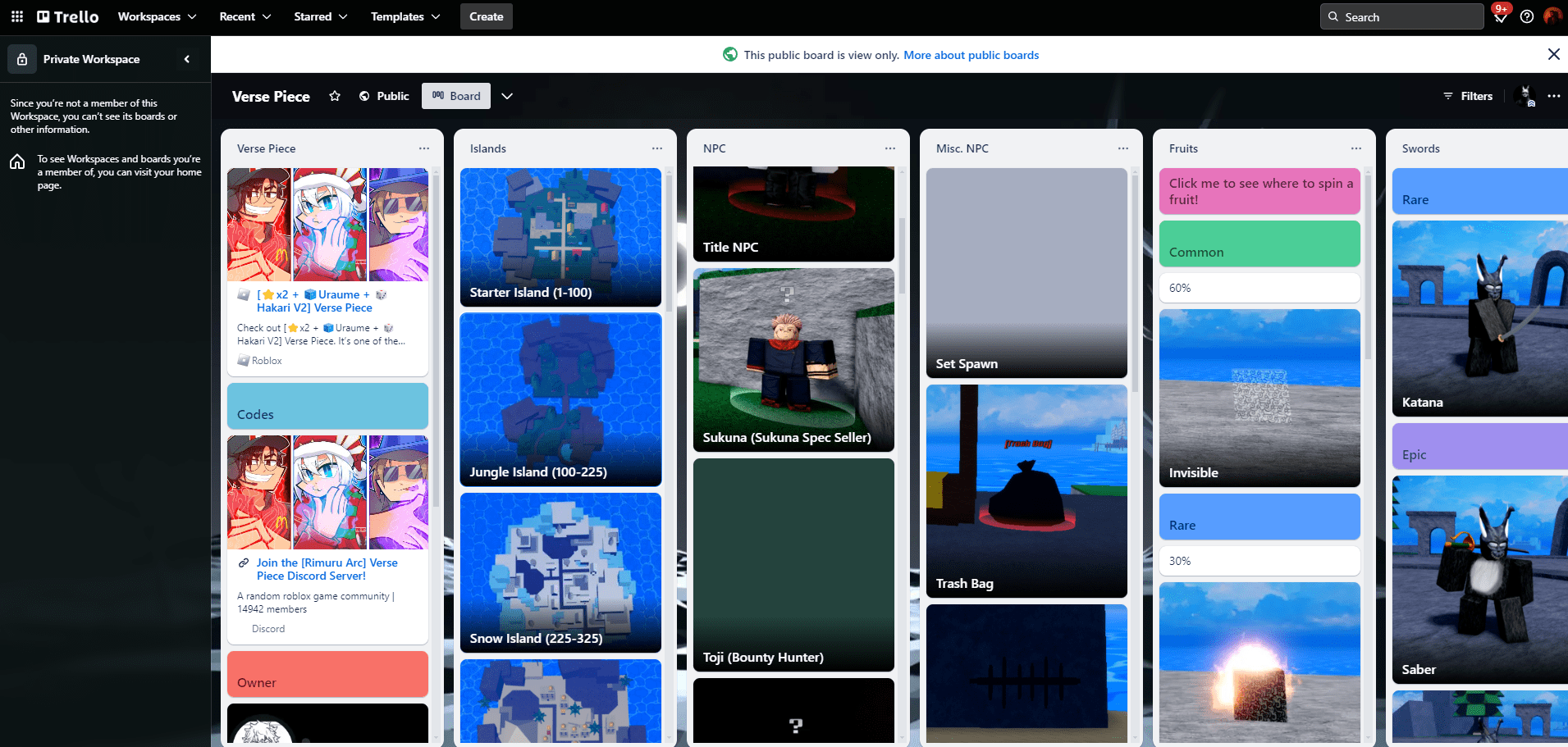 Verse Piece Discord And Trello Link Destructoid Verse Piece Trello 