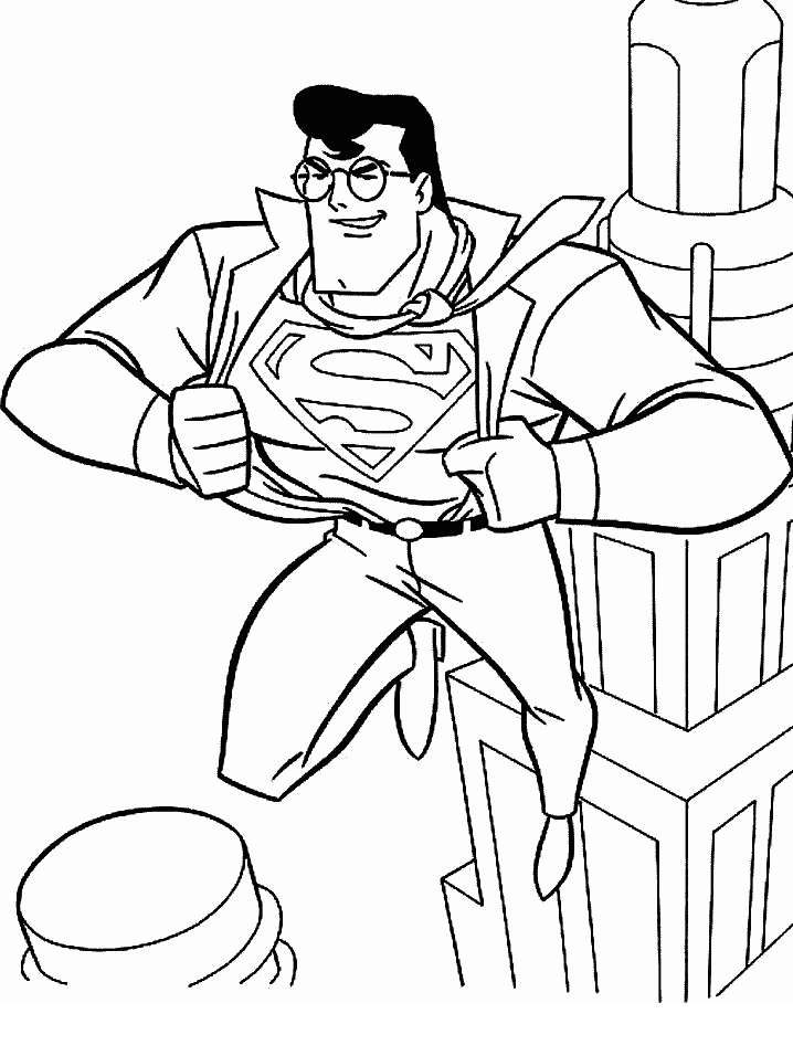 Superman Omalovanky K Vytisknuti
