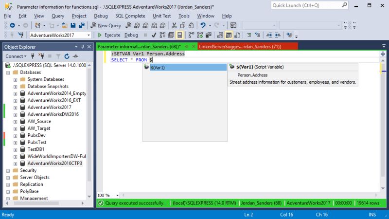 Integrated Statement Completion Feature Of Ms Sql Server - City Photo Collection - 8K Quality