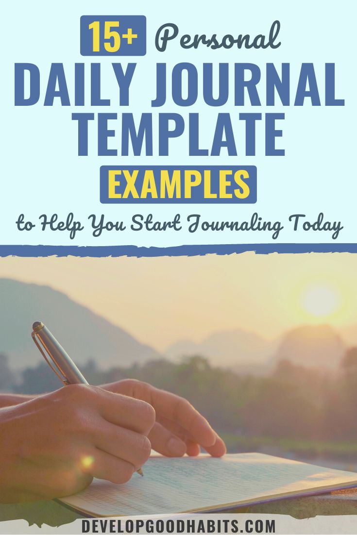 Journal Writing Templates