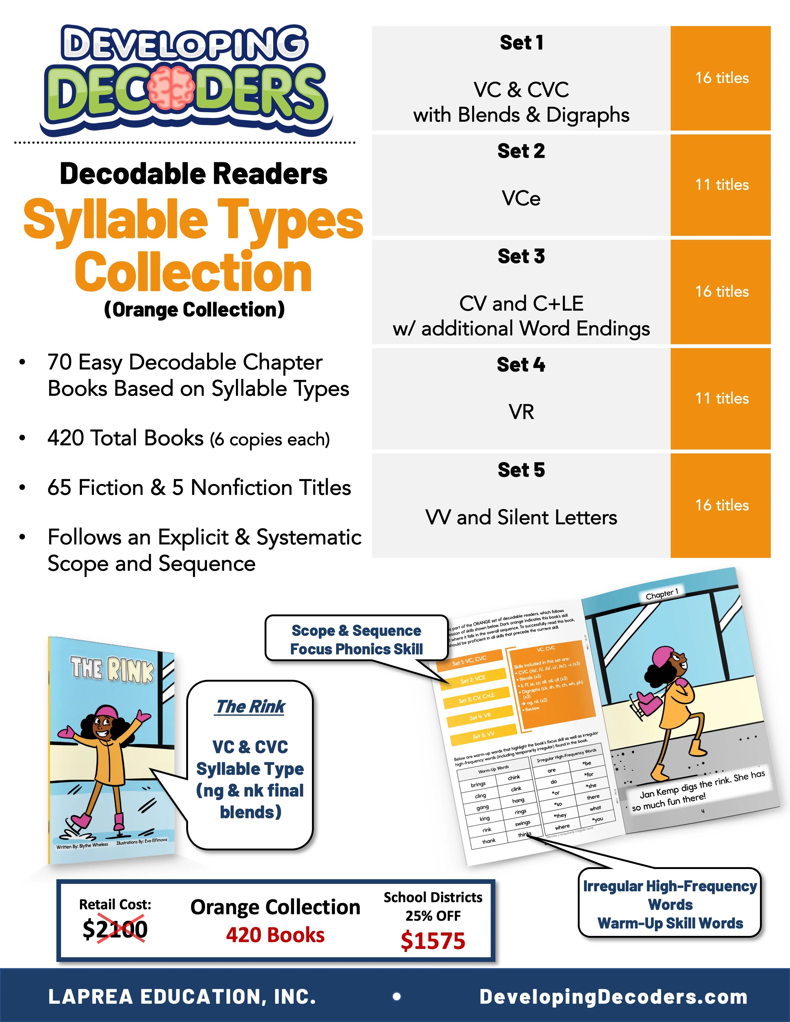 Developing Decoders Orange Collection 70 Ufli Aligned Decodable Books