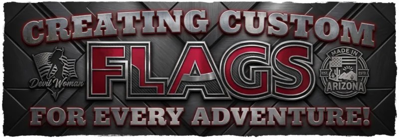 Creating custom embroidered flags for every adventure banner